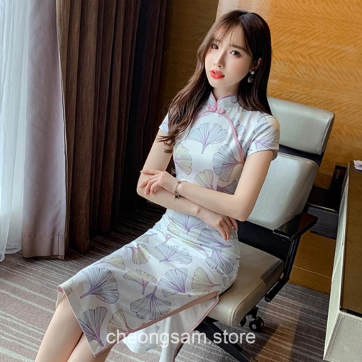 Elegant Chinese Traditional Sexy Slim Qipao Cheongsam Dress 5