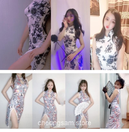 Softie Bodycon Lace Qipao Cheongsam Dress 2