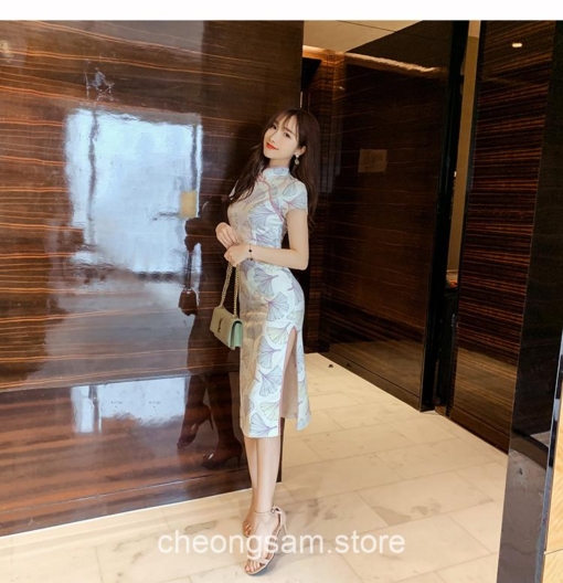 Elegant Chinese Traditional Sexy Slim Qipao Cheongsam Dress 28