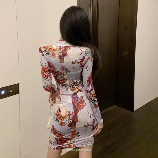 Elegant Oriental Retro Slim Qipao Cheongsam Dress 12