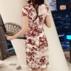 Aesthetic Elegant Lady Qipao Cheongsam Dress 4