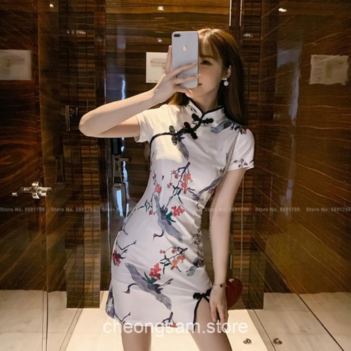 Elegant Chinese Traditional Sexy Slim Qipao Cheongsam Dress 4