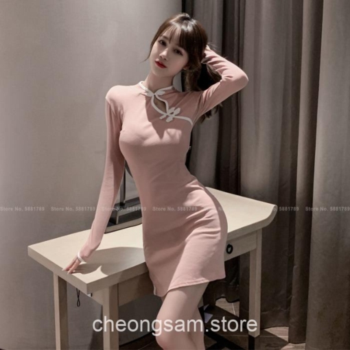 Elegant Chinese Style Oriental Qipao Cheongsam Dress 2
