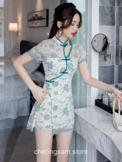 Softie Retro Elegant Lace Qipao Cheongsam Dress 2