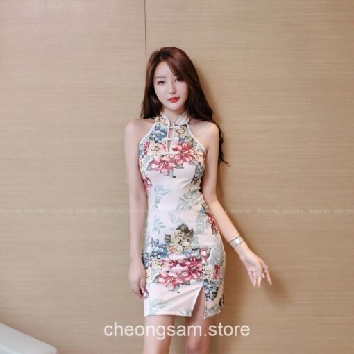 Softie Aesthetic Retro Qipao Cheongsam Dress 5