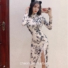 Softie Bodycon Lace Qipao Cheongsam Dress 1
