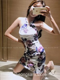 Softie Aesthetic Retro Qipao Cheongsam Dress 2