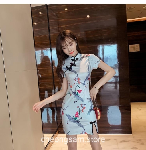 Elegant Chinese Traditional Sexy Slim Qipao Cheongsam Dress 18