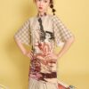 Japanese Harajuku Style Retro Printed Qipao Cheongsam Dress 17