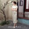 Traditional Oriental Charming Silk Satin Qipao Cheongsam Dress (Many Color) 19
